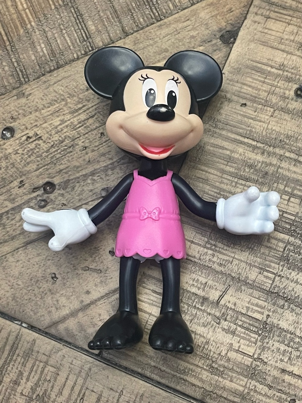 Disney Minnie Mouse Figure 5.5" Pink Dress
